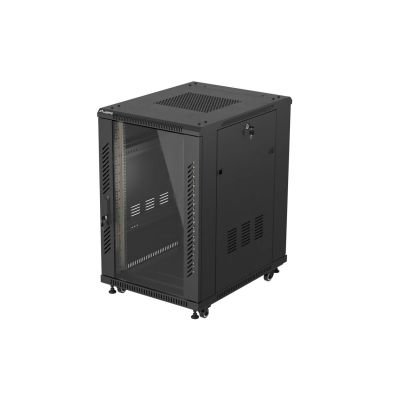 14. LANBERG Standrack-Schrank 19" 18U 600x800 Schwarz