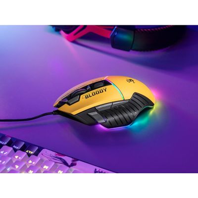 5. A4TECH W95MAX USB-Sportmaus in Limette A4TMYS47259