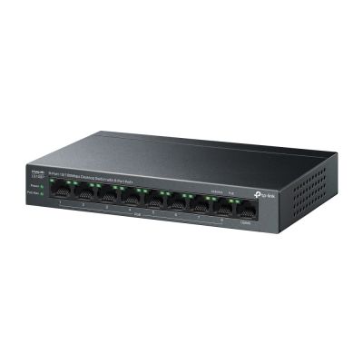 3. TP-Link LiteWave LS109P Netzwerkkarte, unmanaged Fast Ethernet (10/100) mit PoE-Unterstützung, Schwarz
