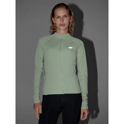 3. Damen Radsport-Longsleeve mit Reißverschluss 4F 4FWSS25TFLOF343-47S