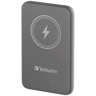 9. Verbatim Charge 'n' Go Lithium-Polymer-Akku (LiPo) 10000 mAh, kabellos aufladbar, Grau