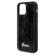 6. Guess Pailletten Script Metallhülle für iPhone 12/12 Pro – Schwarz