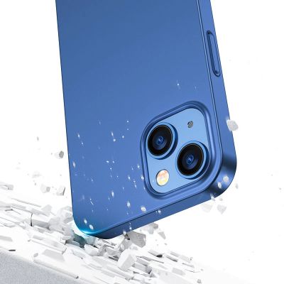 6. Joyroom 360 Full Case Cover für iPhone 13 Back and Front Cover + Tempered Glass blau (JR-BP927 blau)