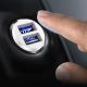 11. Baseus Grain Autoladegerät CCALL-ML01 Mini-Ladegerät 2x USB-A 3,1A - Schwarz