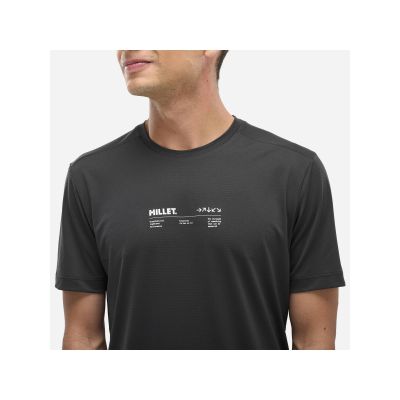 3. MILLET Intense Essential T-Shirt für Herren, schwarz