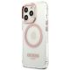 2. Guess Metal Outline MagSafe Hülle für iPhone 13 Pro / iPhone 13 – Pink
