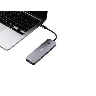 8. Verbatim CMH-08 USB Typ-C 5000 Mbit/s Silber