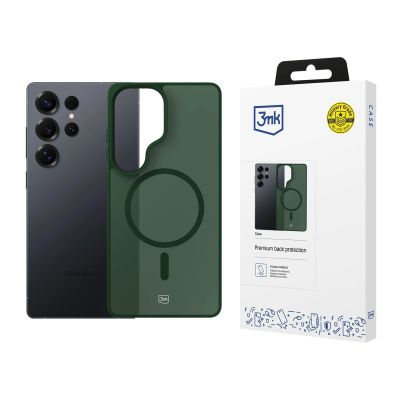 3mk Smoke MagCase für Samsung Galaxy S25 Ultra - Grün-Transparent