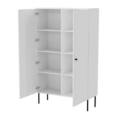 2. PALAZZO BIS Vitrine 100x39x166 weiß matt