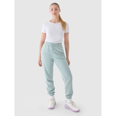 6. Schmales T-Shirt mit Aufdruck für Damen 4F 4FWMM00TTSHF1846-10S