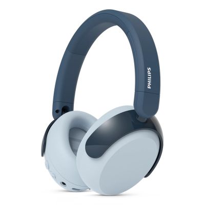 PHILIPS TAK5500RT Bluetooth-On-Ear-Kopfhörer für Kinder, Blau
