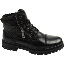 Wrangler Herrenschuhe Gillen Fur Stiefeletten, schwarz, gefüttert, modische Stiefeletten