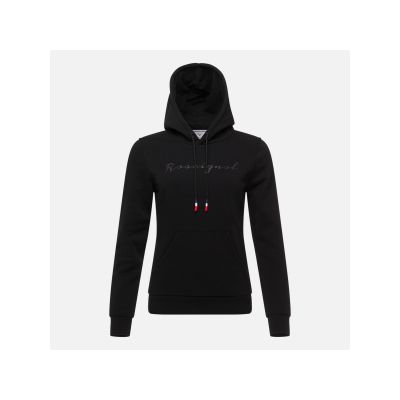 6. ROSSIGNOL W Logo Sweat Hood Fl schwarz