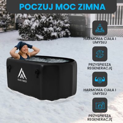 21. Extralink Eisbadewanne | Badewanne zum Schwimmen | 160 x 85 x 65 cm