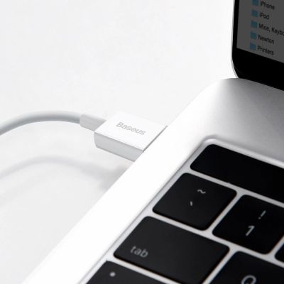 9. Baseus Superior Kabel USB - Lightning 2,4A 2 m Weiß (CALYS-C02)
