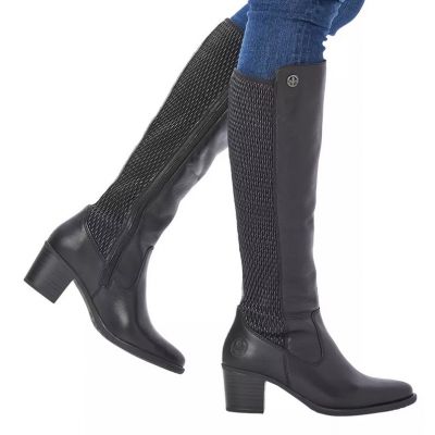 2. Rieker Isolierstiefel mit Gummizug, Leder W Y2050-00 RKR638