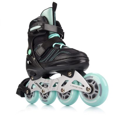 7. Meteor M 34-37 Urbo Rollschuhe Schwarz/Mint