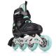 7. Meteor M 34-37 Urbo Rollschuhe Schwarz/Mint
