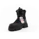 5. Lee Cooper Damen-Winterstiefel, schwarz, gefüttert, Stiefeletten mit Reißverschluss