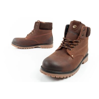 14. Wrangler Arch Herrenstiefel Chelsea Boots Elegantes Leder Dunkelbraun