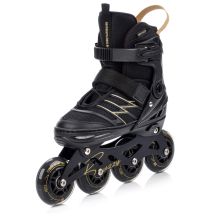 Meteor M 34-38 Buzzy Rollschuhe Schwarz/Gold