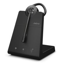 Jabra Engage 45 SE Kabelloses On-Ear-Headset mit Kopfbügel, Schwarz, für Büro/Callcenter