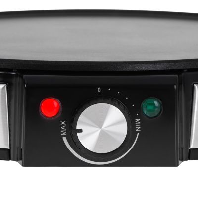 6. Adler AD 3058 Pfannkucheneisen, 1 Pfanne, 1600 W, Schwarz, Edelstahl