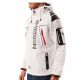 7. Geographical Norway Techno MEN 056 BS3 Herren Sportjacke, schnelltrocknend, mit Kapuze, weiß (WU1060H/GN)