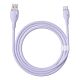 5. Baseus Pudding 100W USB-A - USB-C Kabel 2m - Lila