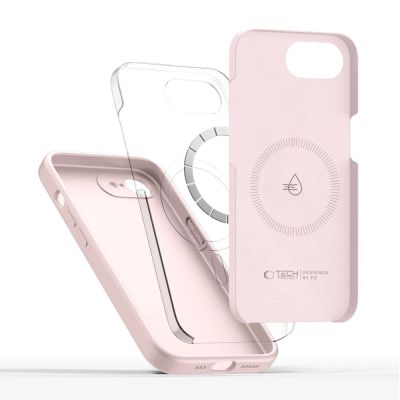 3. Tech-Protect Silikon-MagSafe-Hülle für iPhone 16e / 17e – Pink