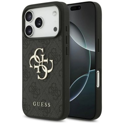Guess 4G Big Logo Hülle für iPhone 17 Pro / 18 Pro - Schwarz