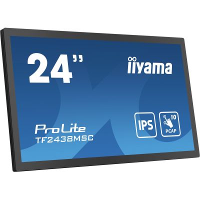 5. iiyama 23,8-Zoll-10-Punkt-PCAP-Open-Frame-Touchscreen-Monitor mit IPS-Panel-Technologie, rahmenlosem Glasdesign, Anti-Fingerprint-Beschichtung und Metallgehäuse