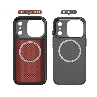 5. Tech-Protect Kevlar-Aramid MagSafe-Hülle für iPhone 17 Pro Max – Schwarz