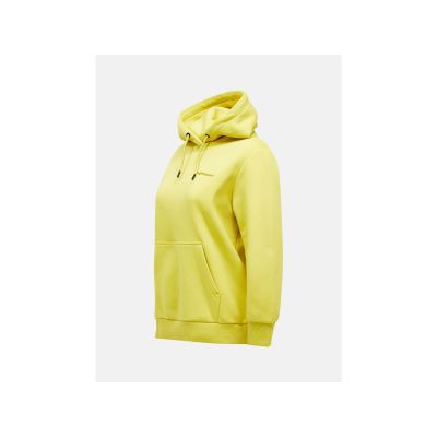 3. Damen-Kapuzenpullover PEAK PERFORMANCE W Original Small Logo Gelb
