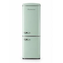 Ravanson LKK-315RM Retro-Kühlschrank 597 mm x 707 mm x 1943 mm | 315 l | No Frost | Energieeffizienzklasse E | Mint