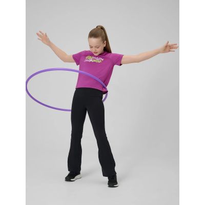 4. Schnelltrocknendes Sport-T-Shirt für Mädchen 4F 4FJRSS26TFTSF2386-53S