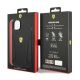 8. Ferrari FEHCP14MRBUK iPhone 14 Plus 6,7" schwarz/schwarz Hartschalenetui Seiten mit Lederprägung