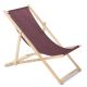 GRÜNBLAU KLASSISCHER BEECH DECKSTUHL MELANGE GB183M BURGUNDER