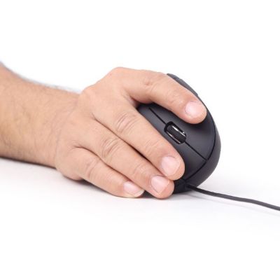 5. GEMBIRD MUS-ERGO-01 Maus (optisch; 3200 DPI; schwarz)