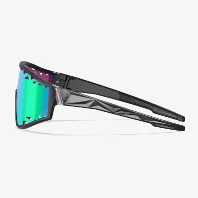 3. SUPACAZ Brille GALACTIC Mattschwarz, Aurora Lazer
