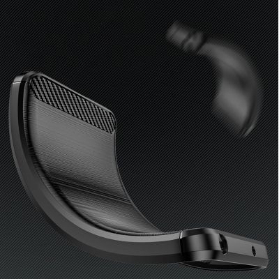 5. Carbon Case Silikonhülle für Samsung Galaxy S24 FE - Schwarz