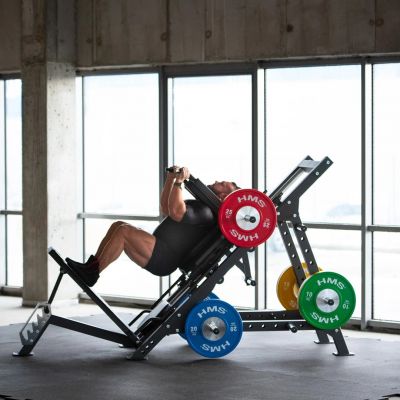 10. HMS LP3175 Semi Commercial Leg Crane (17-51-006) Grau, Schwarz