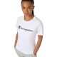 4. Champion Damen Kurzarm-T-Shirt Weiß 118428 WW001