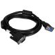 4. Lanberg CA-VGAC-10CC-0018-B+ Kabel (D-Sub (VGA) M - D-Sub (VGA) F; 1,8 m; schwarz)