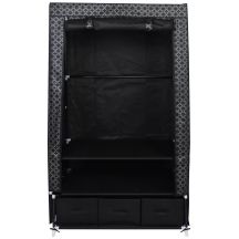 Textilschrank 88x50x160cm Ornament 45245