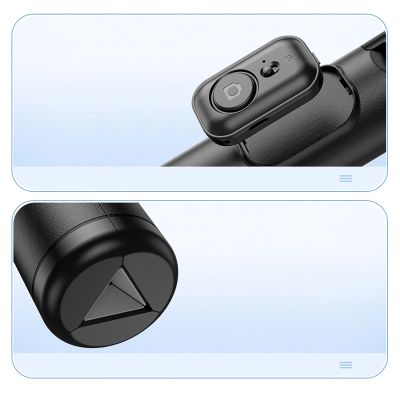 24. Selfie Stick WC12YDS Teleskopstativ 1,3 m aus Aluminiumlegierung mit Dual-Licht und Telefonhalter – Schwarz