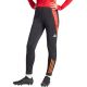 8. adidas Tiro 24 Wettkampf-Trainingshose für Damen, Schwarz und Rot, IS1637