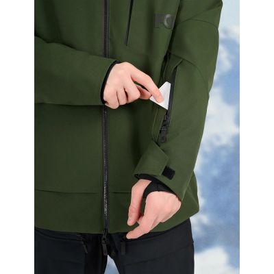 9. Herren-Snowboardjacke mit 15000er Membran, Größe 4F 4FRAW25TTJAM1051-43S