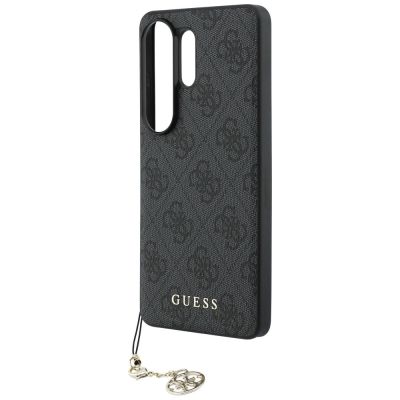 5. Guess 4G Classic Logo Charm MagSafe Hülle für Samsung Galaxy S26 Ultra - Schwarz