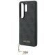 5. Guess 4G Classic Logo Charm MagSafe Hülle für Samsung Galaxy S26 Ultra - Schwarz
